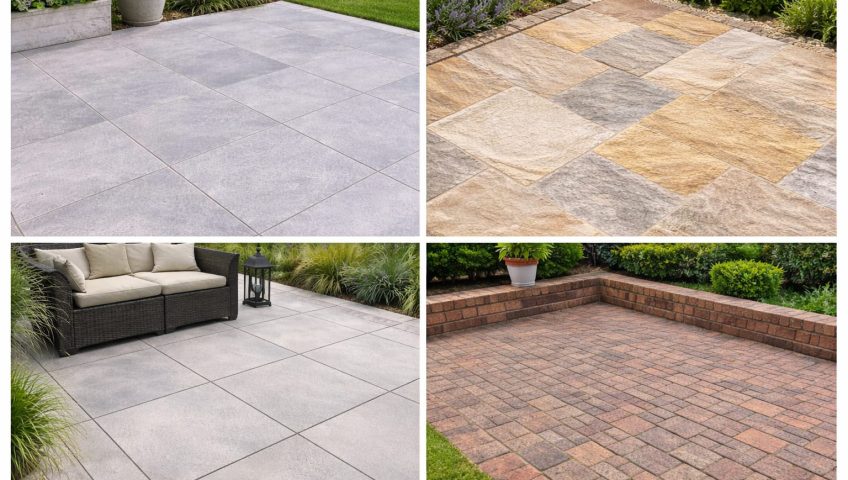 NCRoberts Landscapes - Best Patio Materials for UK Gardens | Porcelain vs Stone vs Slabs