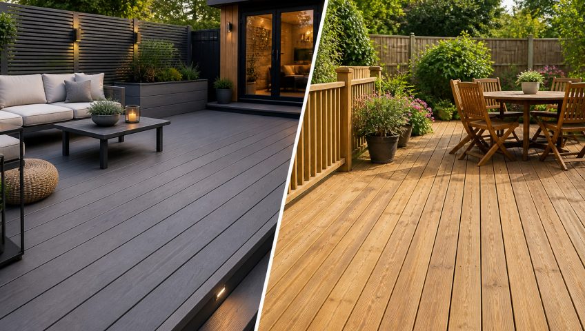 Composite Decking vs Timber Decking – Which Is Best for UK Gardens? | NCRoberts Landscapes