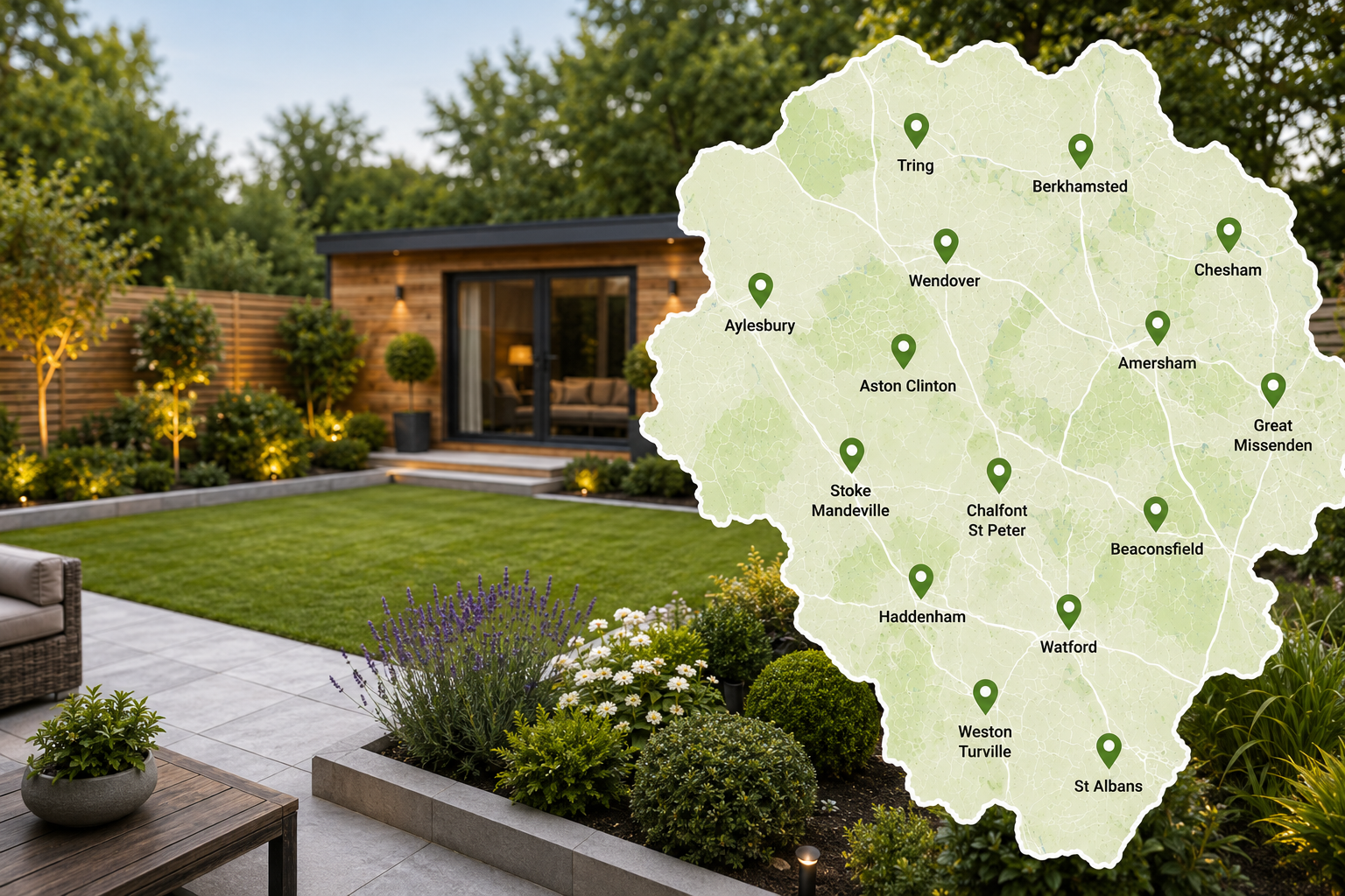 NCRoberts Landscapes - Areas We Cover